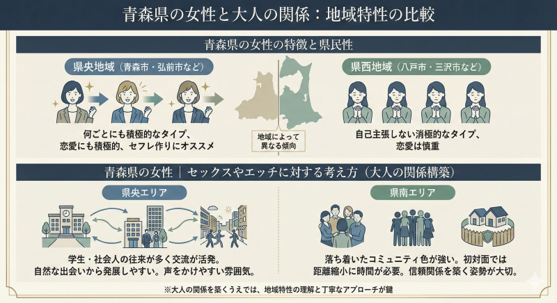 青森の女性のセックスに対する考え方の特徴
