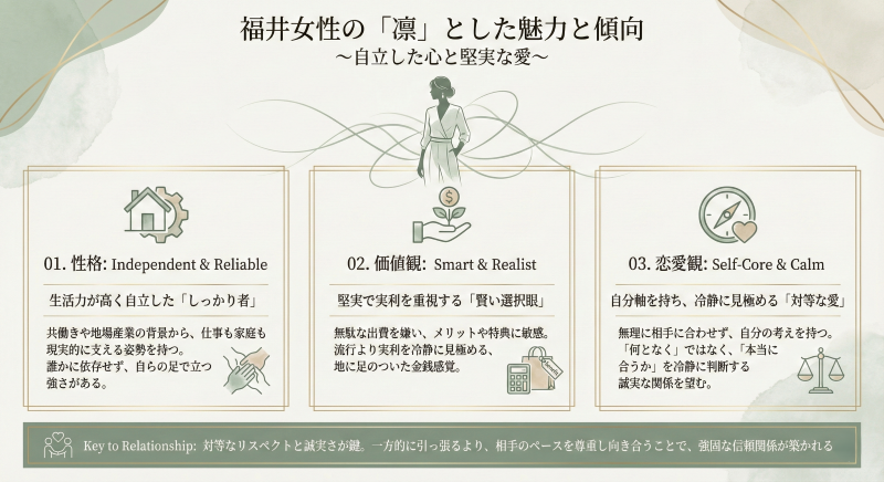 福井県の女性の県民性