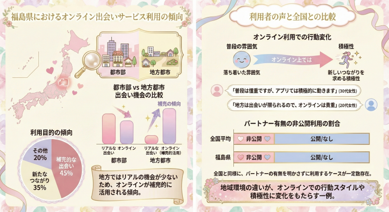 福島の女性の浮気や不倫について