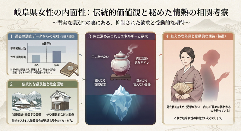 岐阜の女性のセックス観