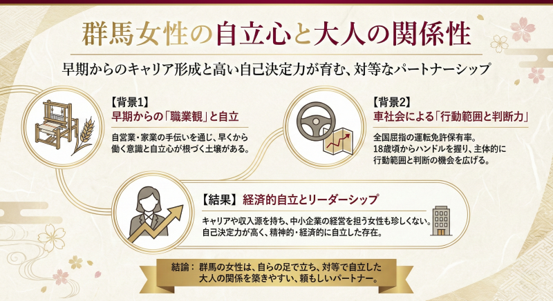 群馬の女性の県民性