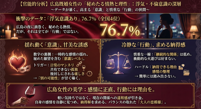広島女性の浮気・不倫事情