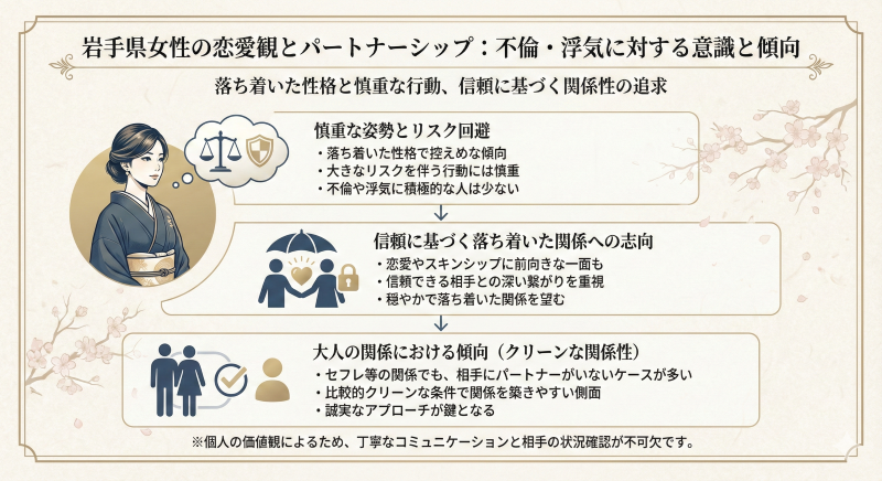 岩手の女性の不倫・浮気事情