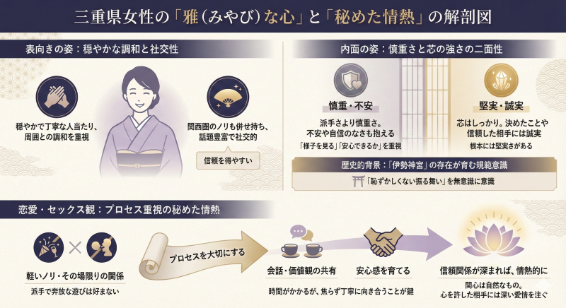 三重の女性のセックス観
