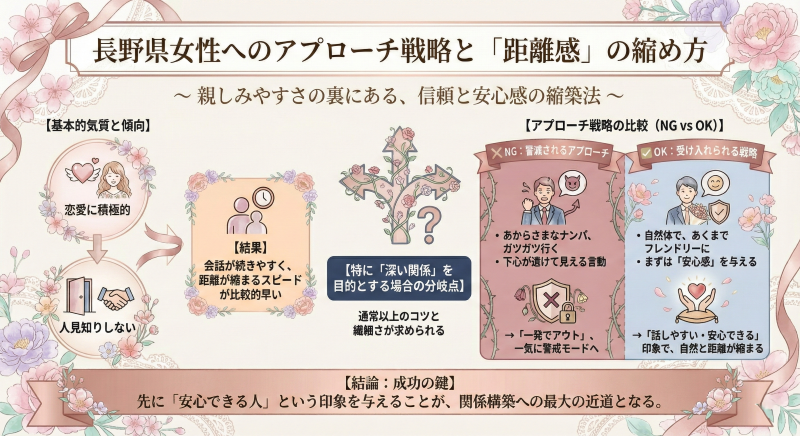 長野県でのナンパのコツ