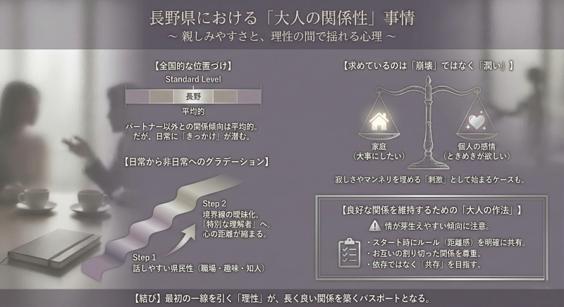 長野の浮気や不倫事情