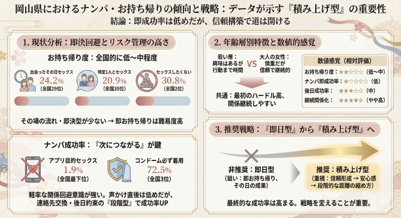 岡山女性のナンパ成功率