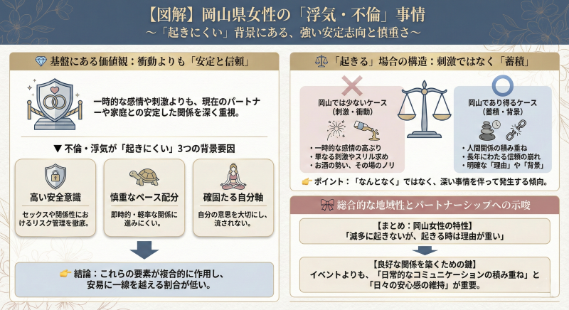 岡山女性の浮気不倫事情