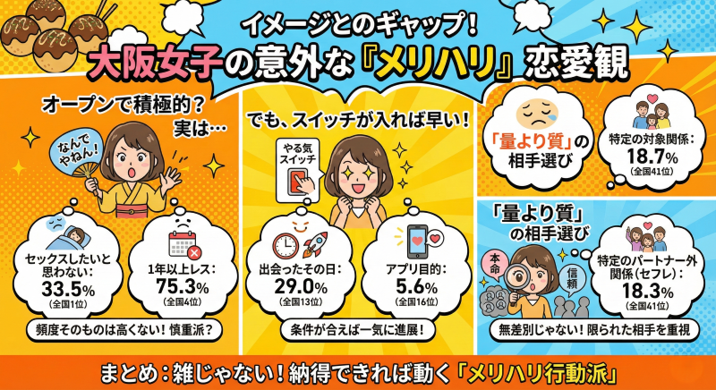 大阪の女性のセックス観